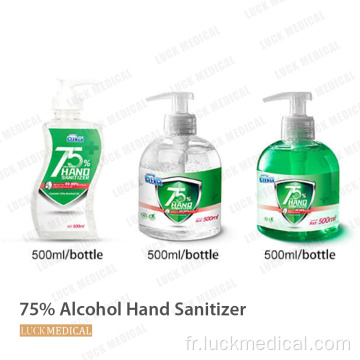 75% d&#39;alcool gel de désinfection pour désinfection pour les mains